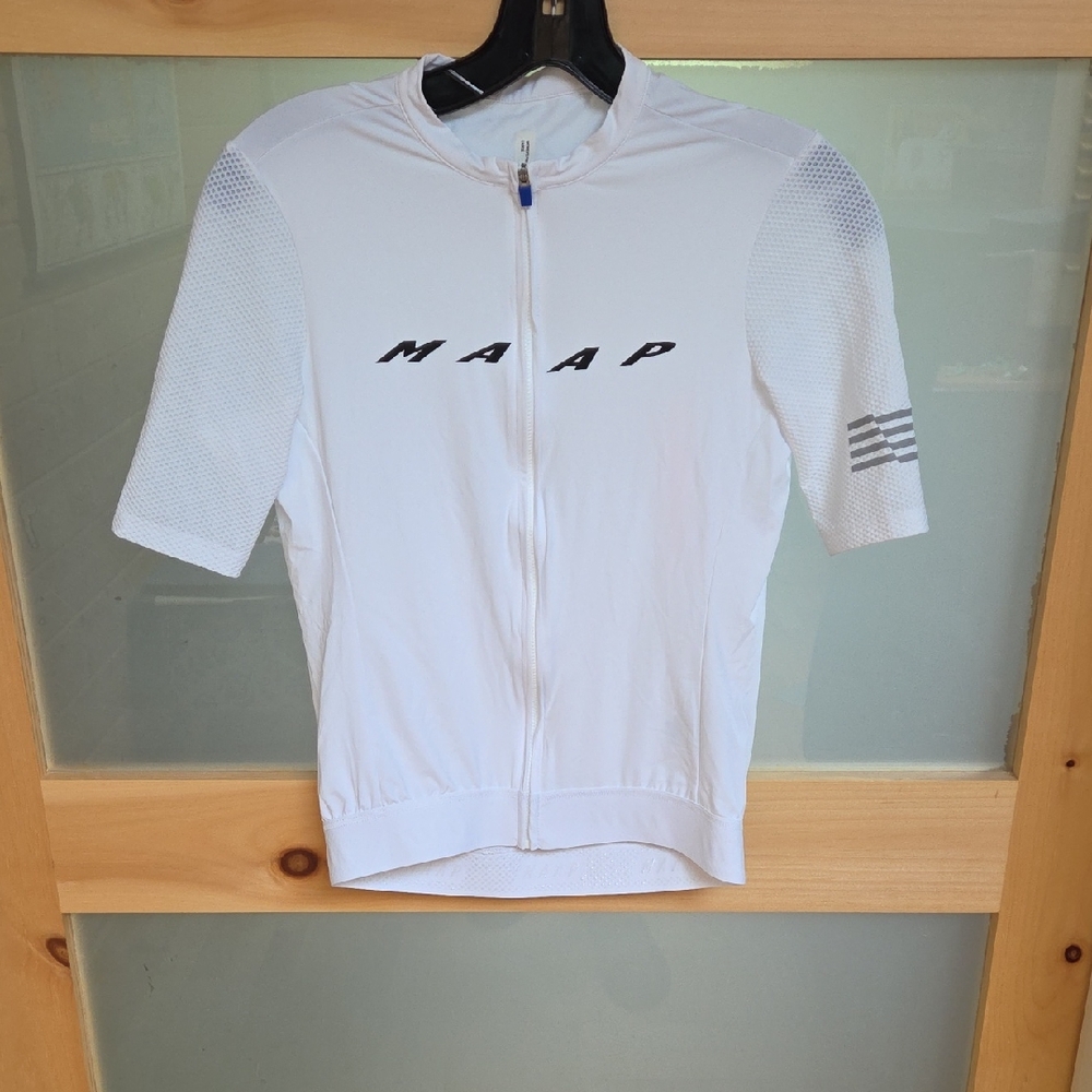 White MAAP Cycling Jersey